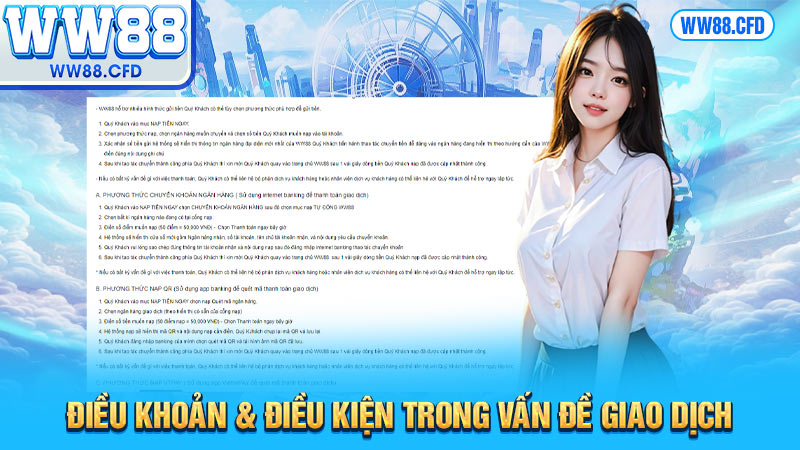 Điều khoản & điều kiện trong vấn đề giao dịch