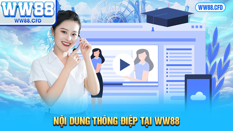 Nội dung thông điệp tại WW88