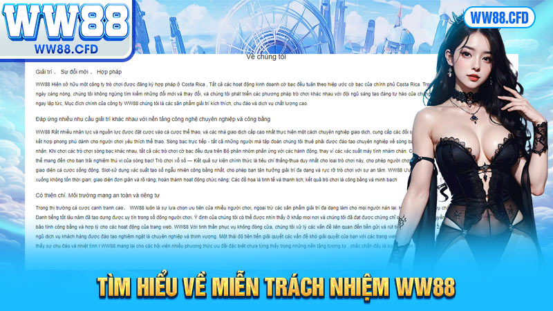 Tìm hiểu về miễn trách nhiệm WW88